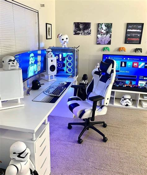 30 Small Gaming Room Ideas And Setups Peaceful Hacks In 2020 Small