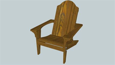 Adirondack Chair 3d Warehouse