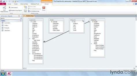 How To Create Table Relationship In Ms Access Vba Code