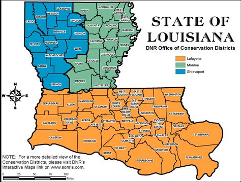 Louisiana Oil And Gas Division District Boundaries Oil And Gas