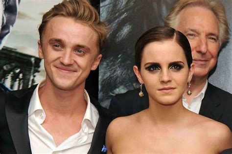 This emma watson and tom felton relationship clue photo just delighted us to the very bottom of our harry potter lovin' hearts. Emma Watson + Tom Felton's Reunion Photo Reignites Dating ...