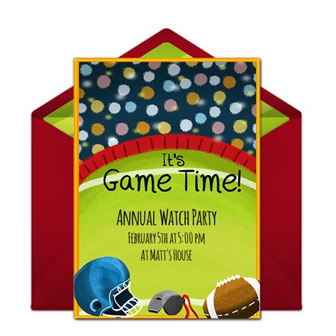 Free Super Bowl Party Invitations