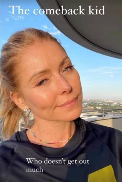 kelly ripa gives fans long awaited health update from unexpected location hello