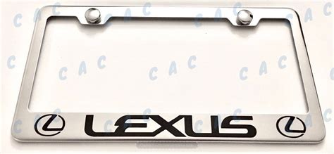Lexus F Sport Stainless Steel License Plate Frame Rust Free W Etsy