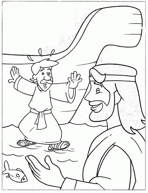 Peter In Prison Coloring Page Coloring Home