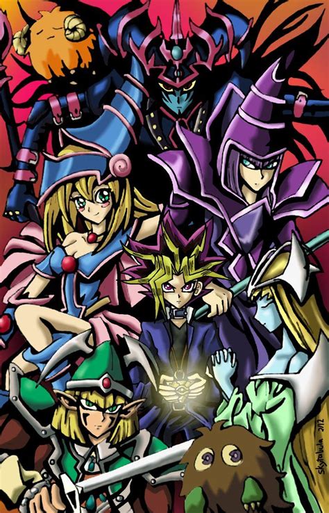 Yu Gi Oh Duel Monsters Colored By Skytabula Yugioh Monsters Yugioh Anime Shows