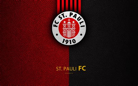 Fcsp x dropkick murphys women's collab tee (black) + i'll never walk alone 7 (pic disc) bundle Download wallpapers FC St Pauli 4k, leather texture, German football club, logo, Hamburg ...