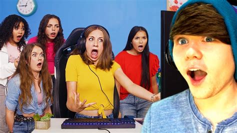 Different Types Of Girl Gamers Nelsonboys Reaction Youtube