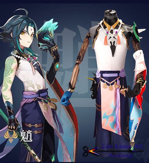 Genshin Impact Xiao Cosplay Costume Xiao Game Suit Etsy