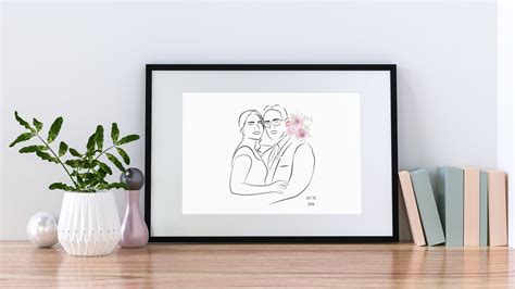 Frame Minimalism Personalised Picture T Etsy