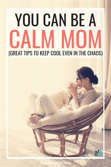 The Secret To Being A Calm Mom