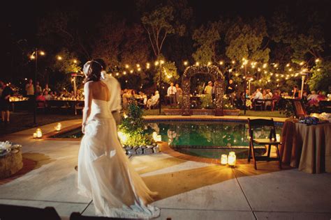 Having a swimming pool into your backyard is definitely something worth investing. Santa Monica Poolside Wedding - Rustic Wedding Chic