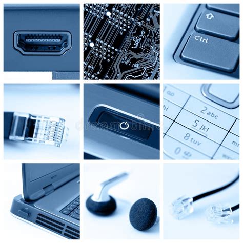 Technology Collage Stock Photo Image Of Blackberry Cable 25298138