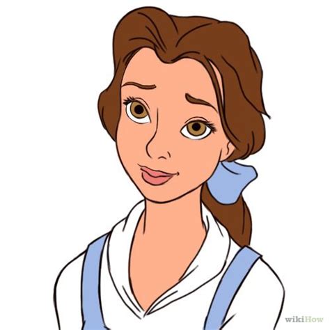 Disney Princess Belle Drawing Free Download On Clipartmag