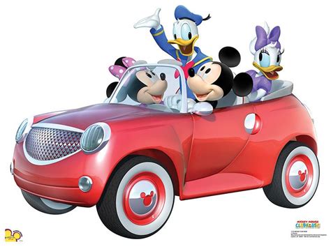 Mickey Mouse And Friends Car Ride Cardboard Cutout Standup Standee