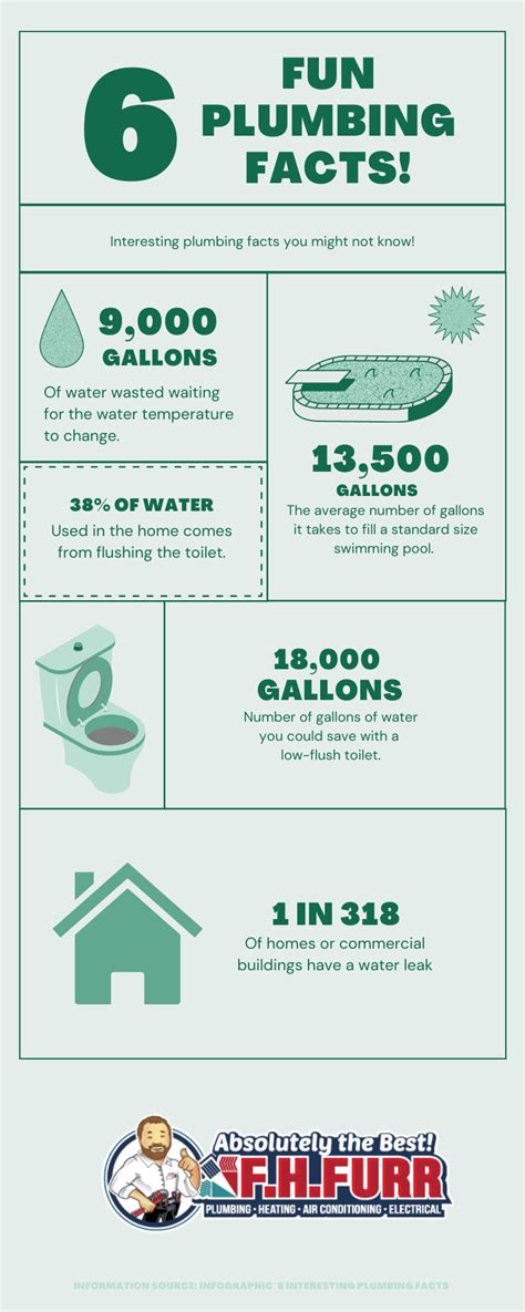 Infographic 6 Fun Plumbing Facts