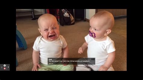 Twin Babys Fight Over Pacifier Youtube