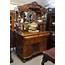 Bargain Johns Antiques  Antique Oak Sideboard Buffet With Griffons