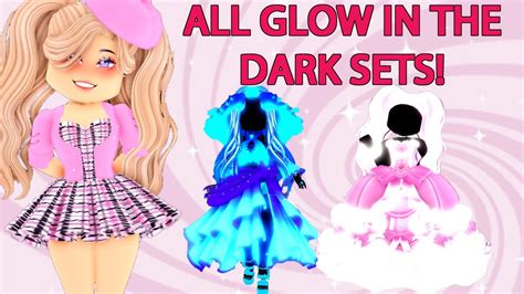 Every Glow In The Dark Sets In Royale High Roblox Youtube