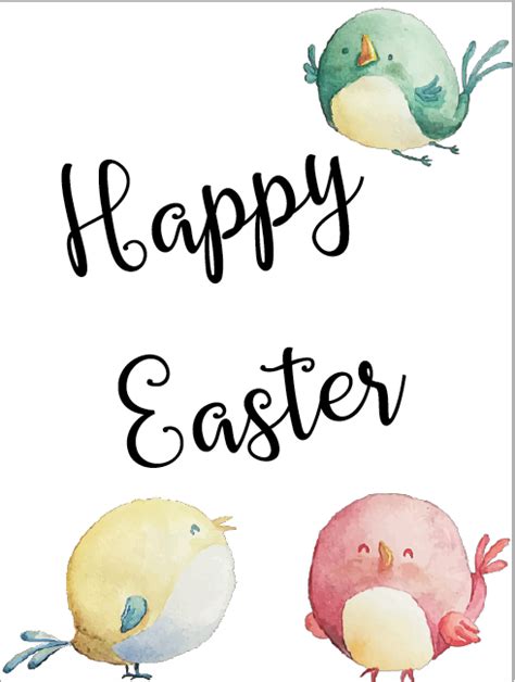 Maybe you would like to learn more about one of these? Free Printable Easter Cards: 4 Adorable Designs
