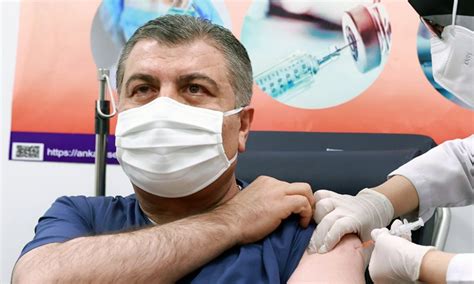 Turkish Health Minister Gets Jab Of Chinese Vaccine Ahead Of National Rollout Global Times