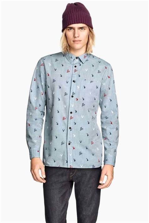 Camisa De Algodón Estampada Cotton Shirts Pattern Fashion Clothes