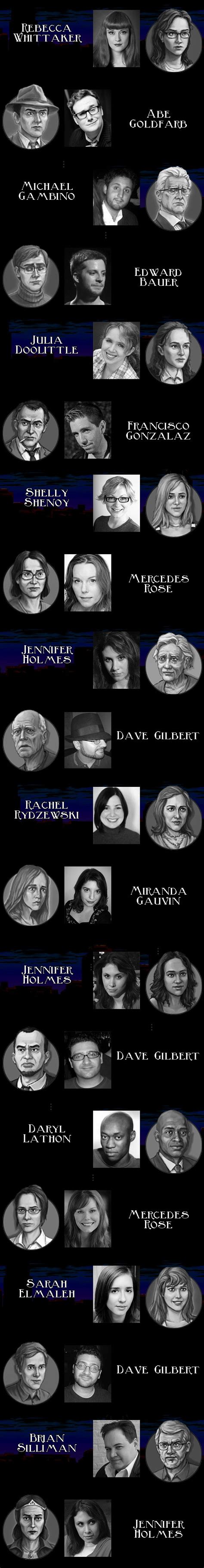 The Blackwell Deception 2011 Video Game Behind The Voice Actors