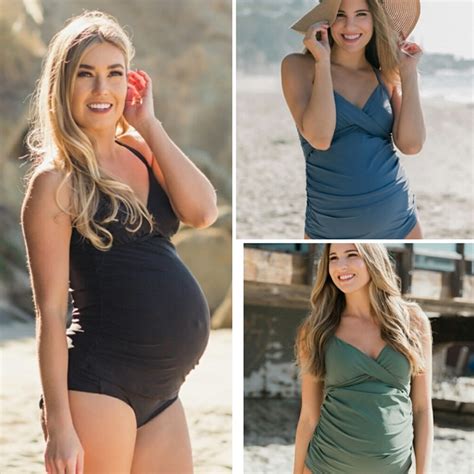 XL Large Size Maternity Swimwear Pregnant Women Sexy Black Swimsuit