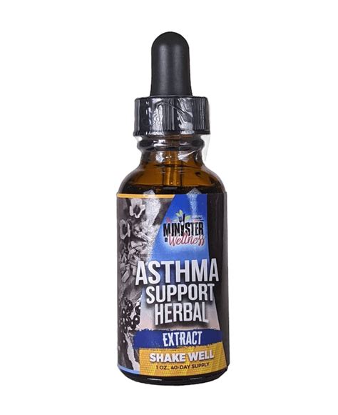 Asthma Support Herbal Extract The Minister Of Wellness