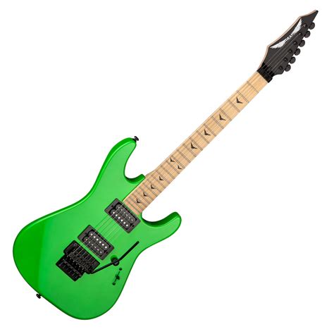 Disc Dean Custom Zone Ii Floyd Electric Guitar Nuclear Green At Gear4music