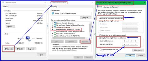 The top address is the primary dns and the bottom is the secondary. Change Preferred DNS server - Microsoft Community