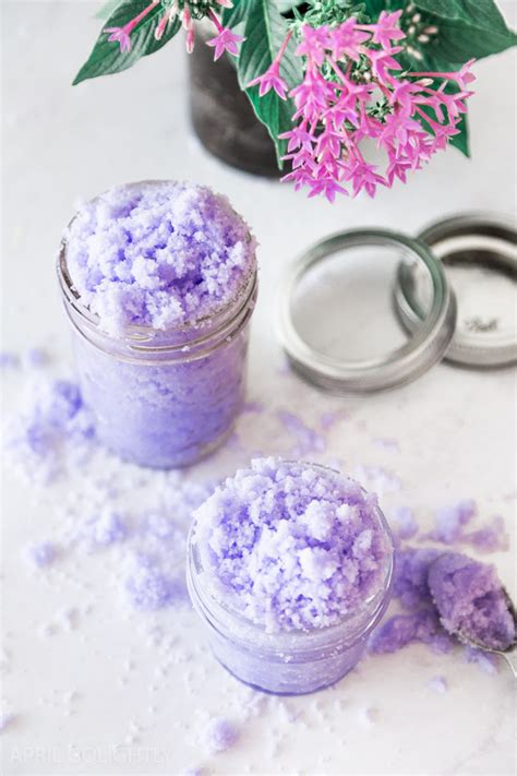 Effortless Lavender Sugar Scrub Recipe April Golightly