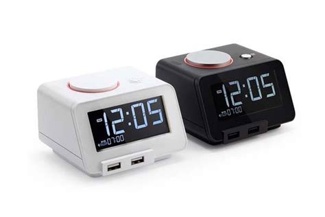 C2 4 In 1 Alarm Clock With Wireless Bed Shaker Speaker And More