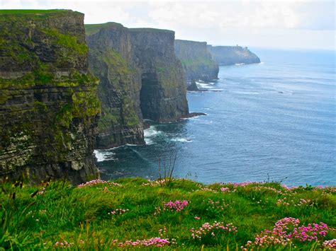 Galway Bay And The Romantic Cliffs Of Moher Summer Setting