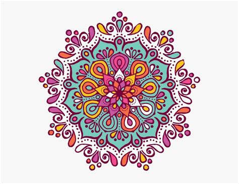Mandala Colorful Emotions Stickers Beautiful Png Download Mandala