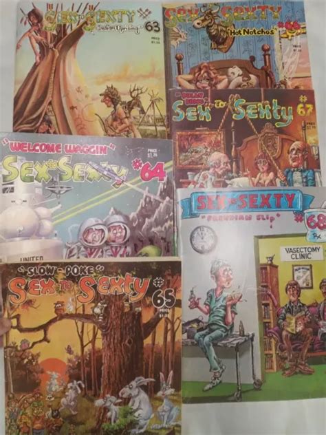 6 vintage 1975 sex to sexty magazines volume 63 68 humor and drawings 18 50 00 picclick