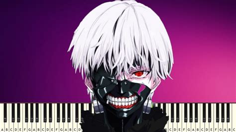 Tokyo Ghoul Unravel Acoustic Easy Piano Tutorial Youtube