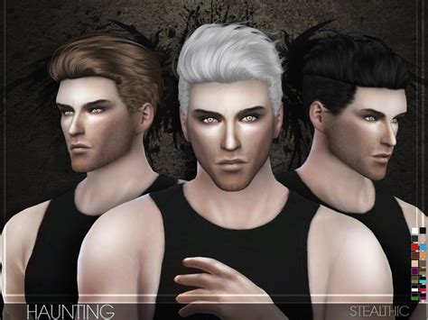 Stealthic - Haunting (Male Hair) - The Sims 4 Catalog