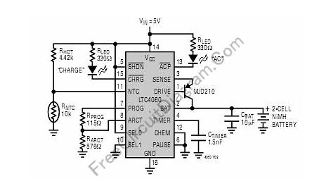 Automatic Nimh Battery Charger Circuit Diagram