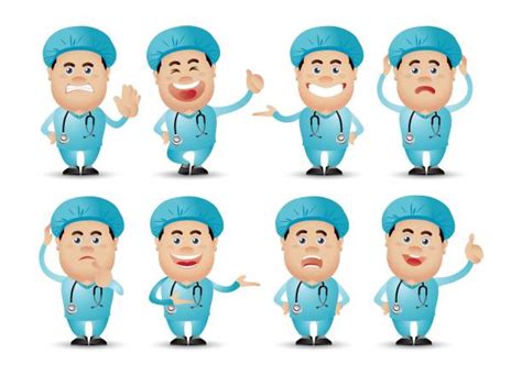 Grumpy Doctor Stock Vectors Istock