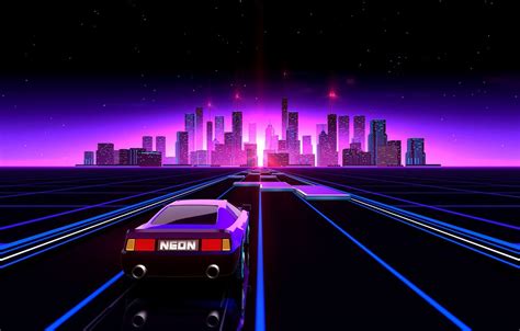 Retrowave Night Road Wallpapers Wallpaper Cave