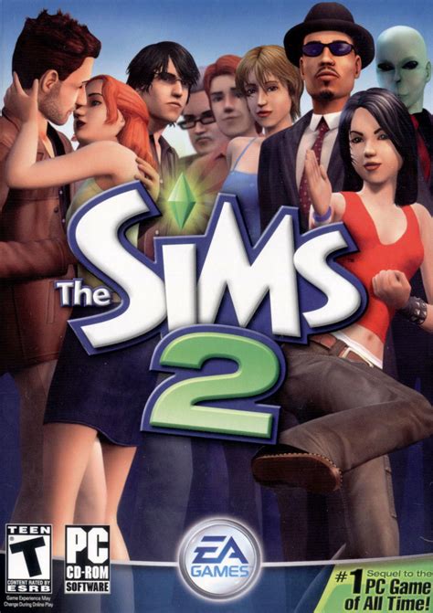 The Sims 2 (2005) Macintosh box cover art - MobyGames