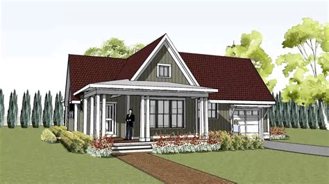 Simple Yet Unique Cottage House Plan With Wrap Around Porch Hudson