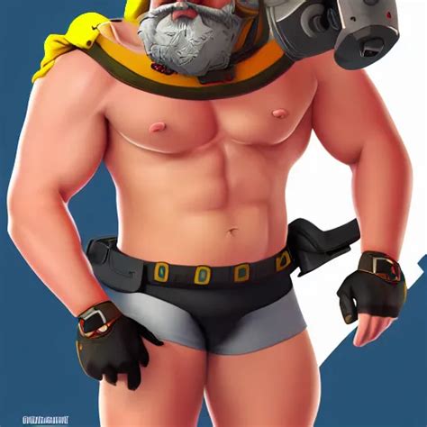 Torbjorn From Overwatch Wearing A Jockstrap 4 K High Stable