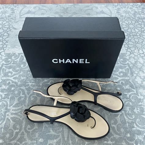 Chanel Shoes Chanel Camellia Sandals Poshmark
