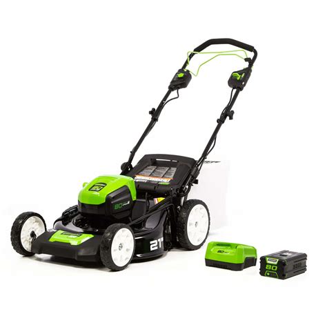 Greenworks Pro 80v 21 Inch Self Propelled Cordless Lawn Mower 5ah