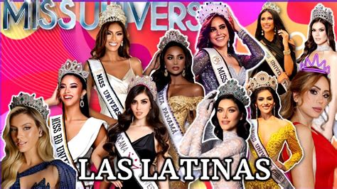 miss universe 2021 ¡las latinas 👑 youtube