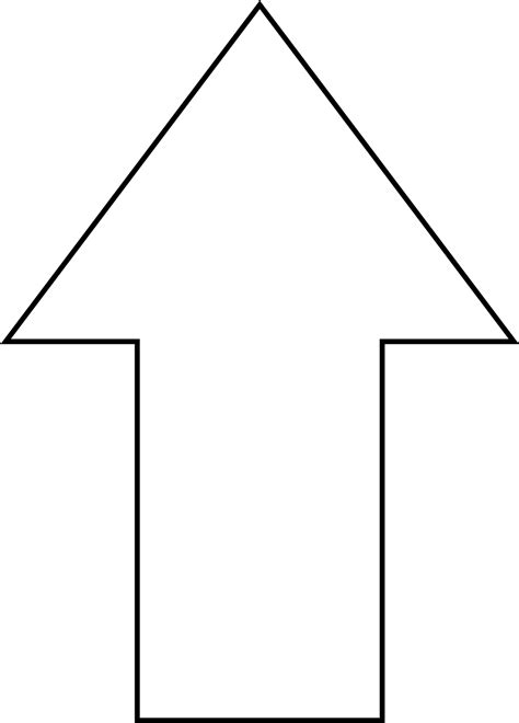 White Arrow Up Png