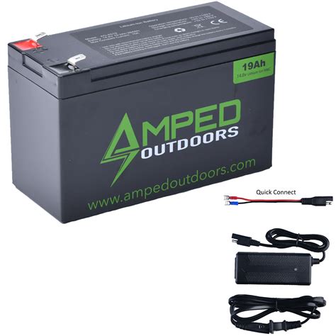 Amped Outdoors Lifepo4 Lithium Batteries Battery Wcharger Thorne
