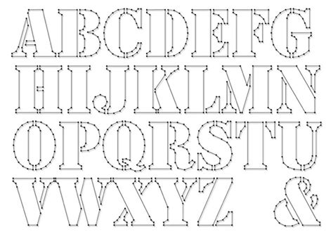 Beim buchstabensalat sind die buchstaben eines wortes durcheinander gekommen. Buchstaben Schablone Zum Ausdrucken Din A4